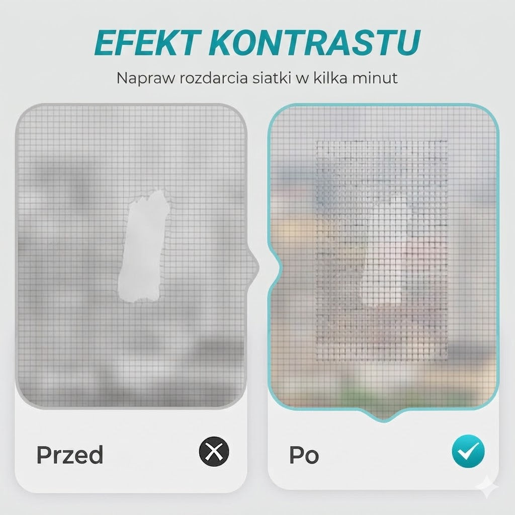 Samoprzylepna taśma do naprawy siatki przeciw owadom