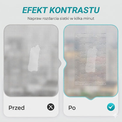 Samoprzylepna taśma do naprawy siatki przeciw owadom