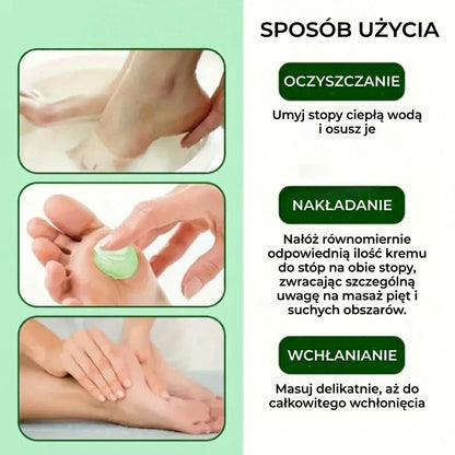 Nawilżający krem do stóp z olejkiem z drzewa herbacianego i aloesem – stworzony z myślą o suchej skórze stóp