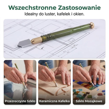 Profesjonalny diamentowy nóż do szkła – Kółko tnące az utwardzonego stopu