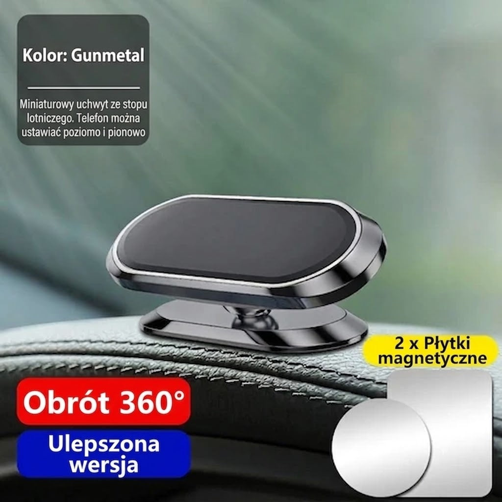 Supermocny magnes、 Elastyczny uchwyt samochodowy na telefon