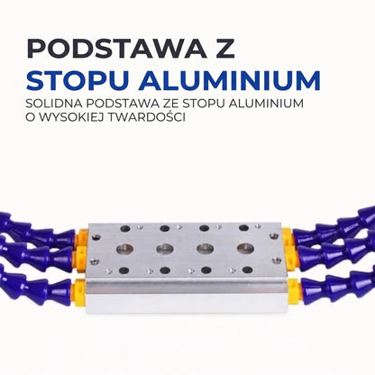 Uchwyt spawalniczy z elastycznymi ramionami
