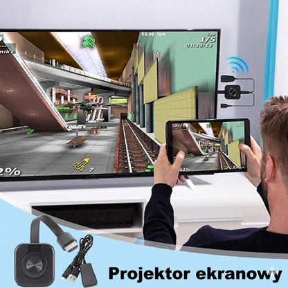 📺 Bezprzewodowy adapter wyświetlacza HDMI – Konwerter do klonowania ekranu