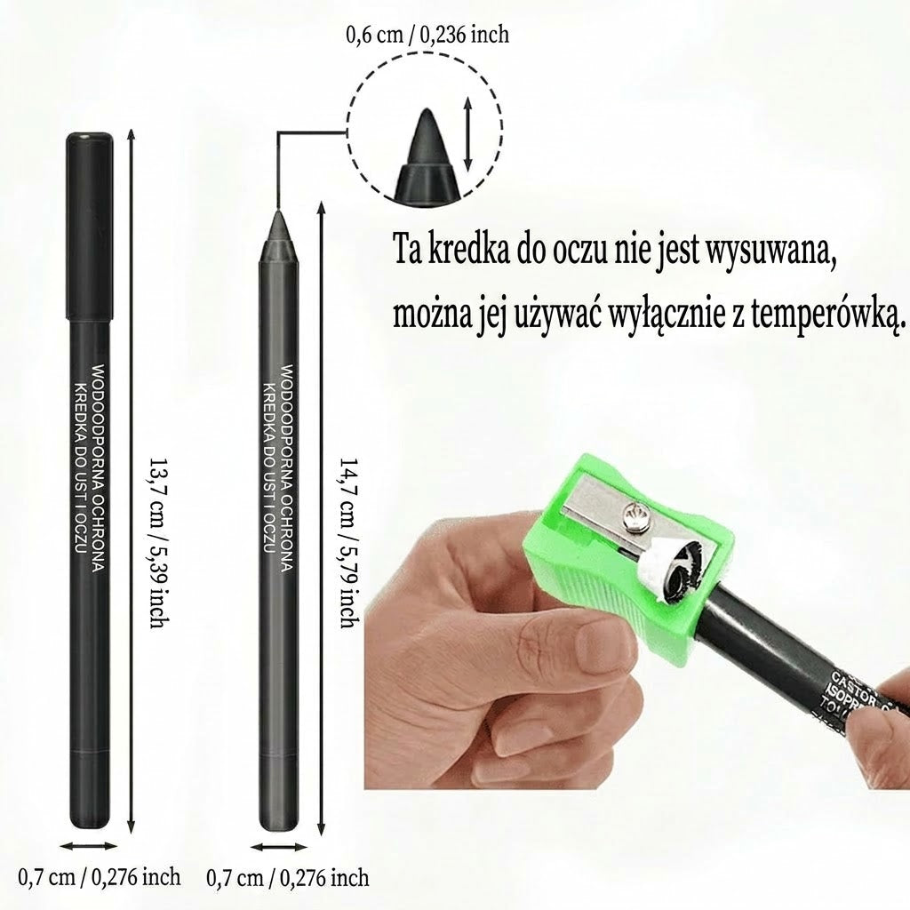 14-częściowy zestaw wodoodpornych, kolorowych żelowych eyelinerów 👁️🌈✏️