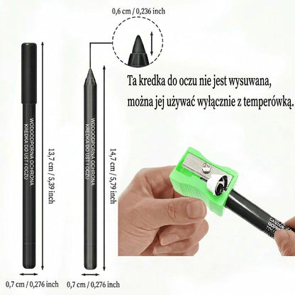 14-częściowy zestaw wodoodpornych, kolorowych żelowych eyelinerów 👁️🌈✏️