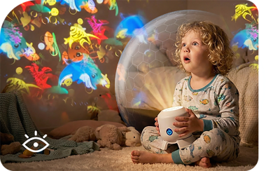 Obrotowy projektor LED – dynamiczne oświetlenie klimatyczne