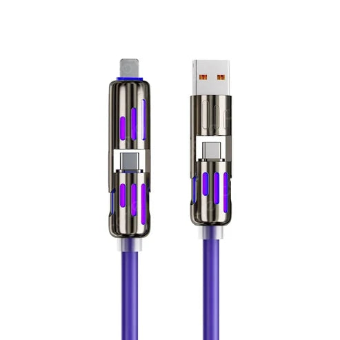 Kabel do szybkiego ładowania USB 4 w 1