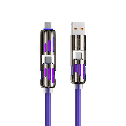 Kabel do szybkiego ładowania USB 4 w 1