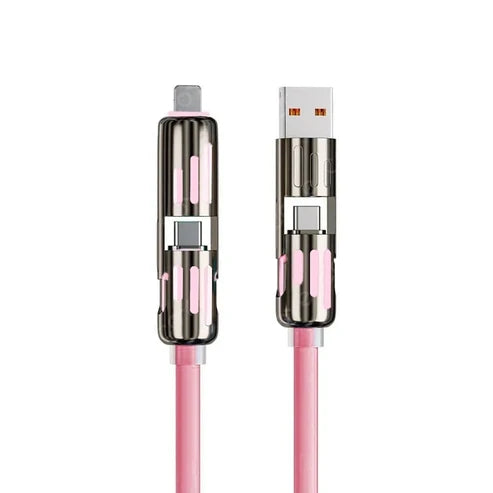 Kabel do szybkiego ładowania USB 4 w 1