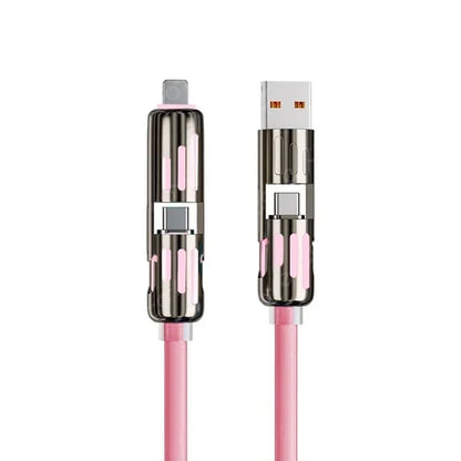 Kabel do szybkiego ładowania USB 4 w 1