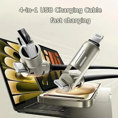 Kabel do szybkiego ładowania USB 4 w 1