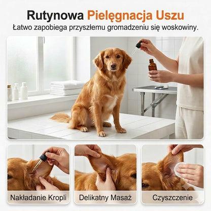 Łagodne krople do uszu dla psów – codzienna pielęgnacja