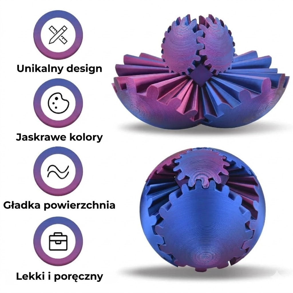 Piłka Fidget Spinner – redukuje stres i poprawia koncentrację