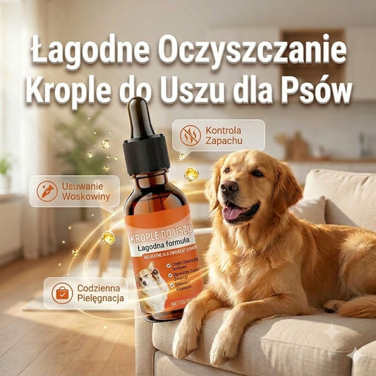 Łagodne krople do uszu dla psów – codzienna pielęgnacja