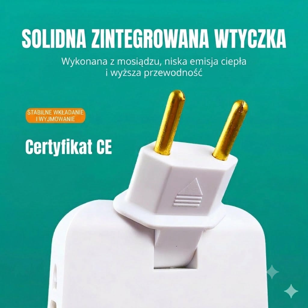 🔌 Obrotowe gniazdko elektryczne – praktyczne rozwiązanie do ciasnych przestrzeni