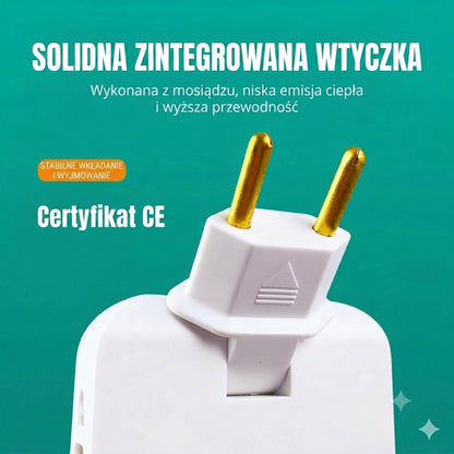 🔌 Obrotowe gniazdko elektryczne – praktyczne rozwiązanie do ciasnych przestrzeni