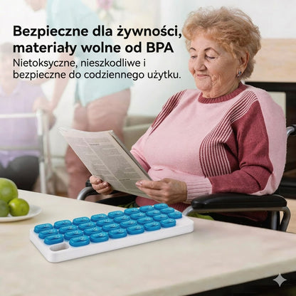 Miesięczny organizer na leki 31 dni