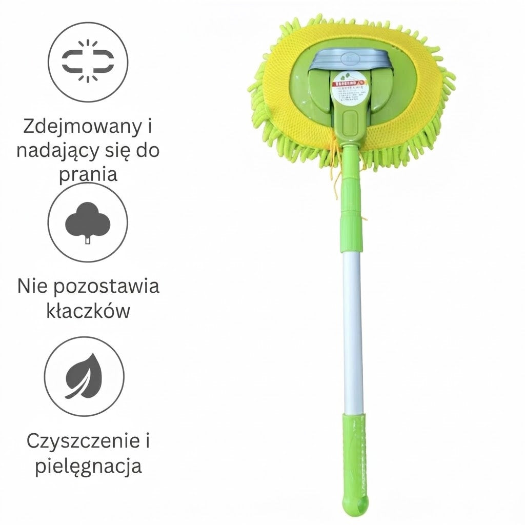 Teleskopowy mop do mycia samochodu