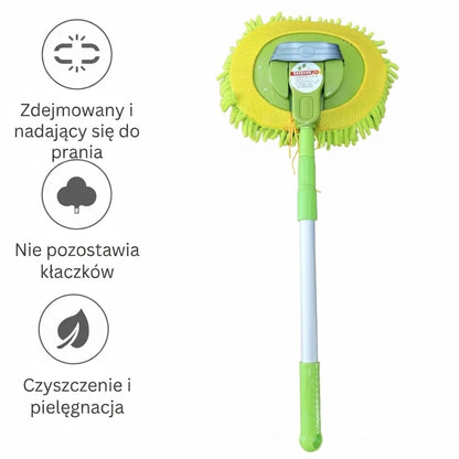 Teleskopowy mop do mycia samochodu