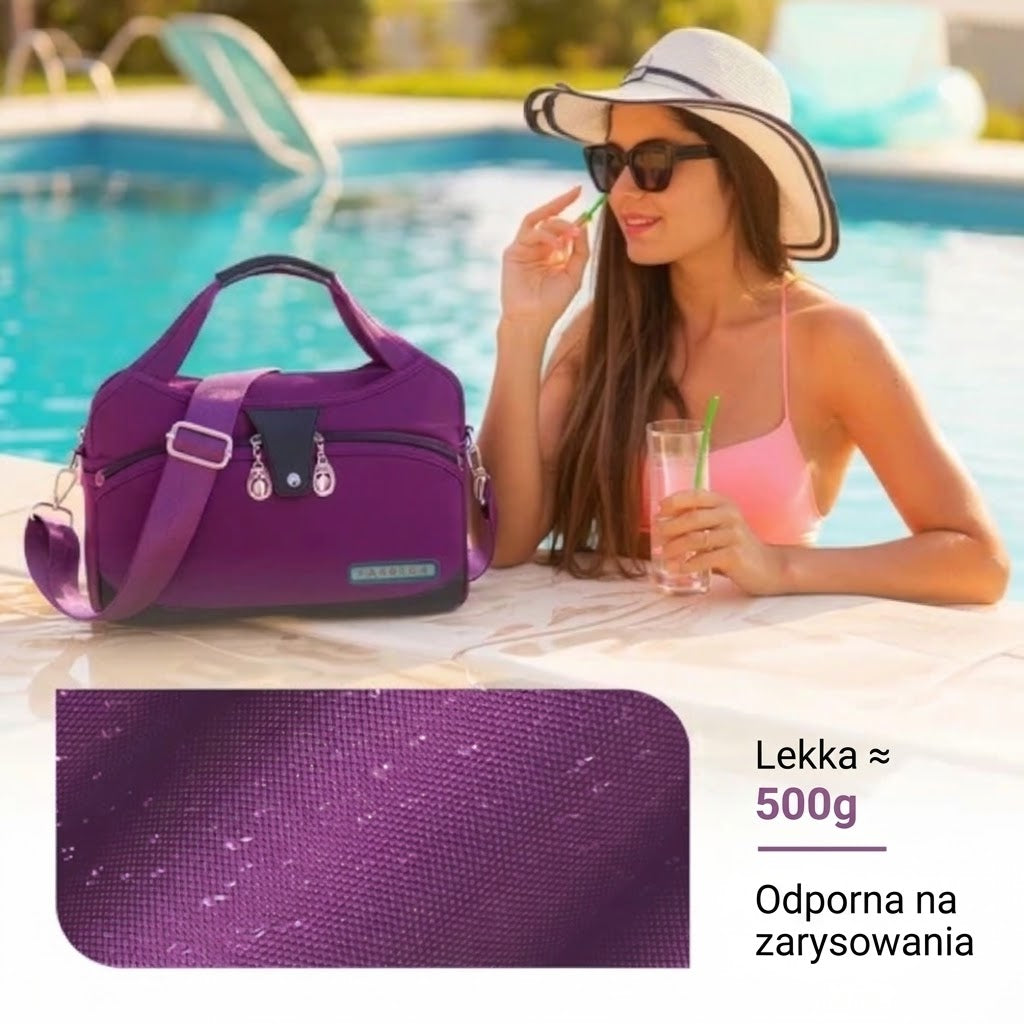 Modna torba typu crossbody o dużej pojemności