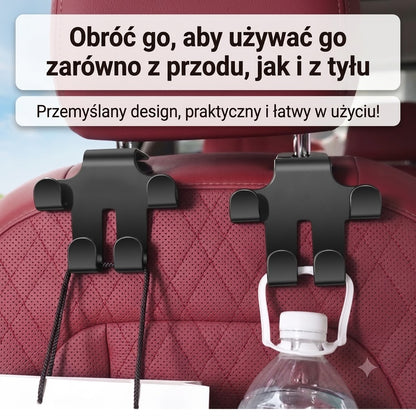 Haczyki na zagłówek samochodowy (zestaw 2 szt.)
