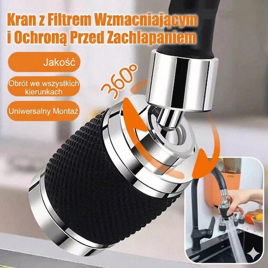 Kompaktowy filtr do wody na kran – Szybki montaż filtra do kranu (Kup 1, zgarnij 1)