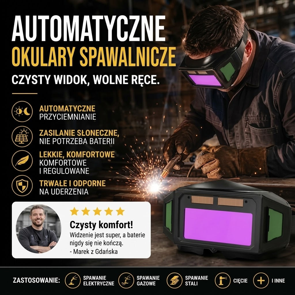Spawalnicze okulary ochronne przeciwpożarowe – Nowość 2026