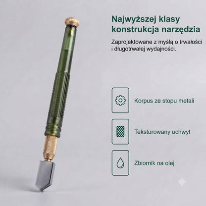 Profesjonalny diamentowy nóż do szkła – Kółko tnące az utwardzonego stopu