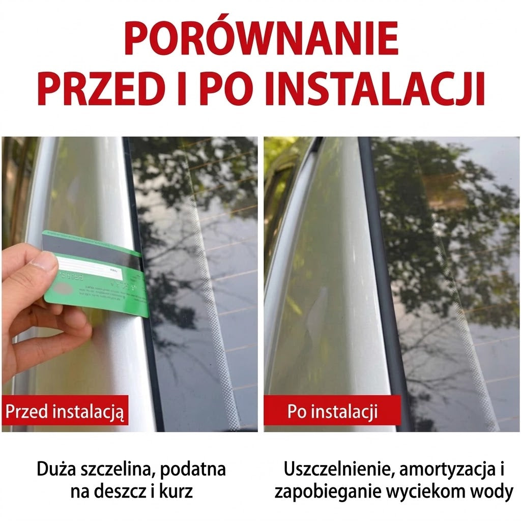 Dopasowana uszczelka gumowa do samochodów (do docięcia)