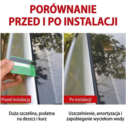 Dopasowana uszczelka gumowa do samochodów (do docięcia)