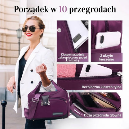 Modna torba typu crossbody o dużej pojemności