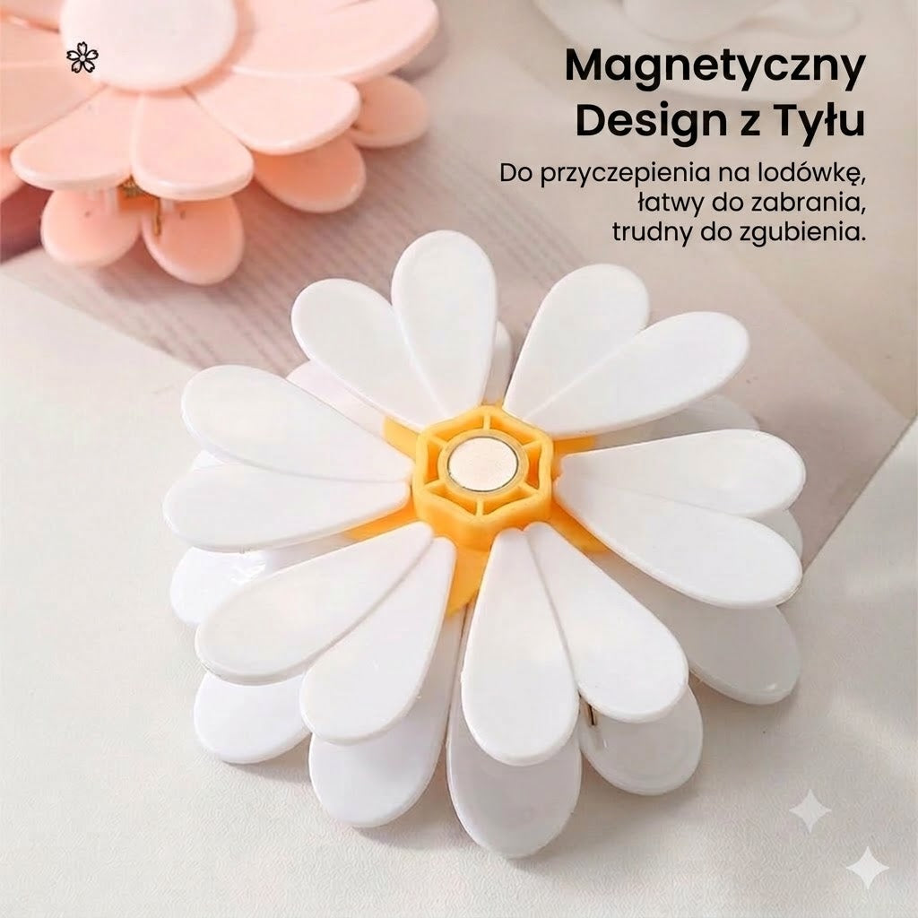 🌼 Klipsy zamykające w kształcie kwiatów – do przechowywania przekąsek i żywności (4 sztuki)