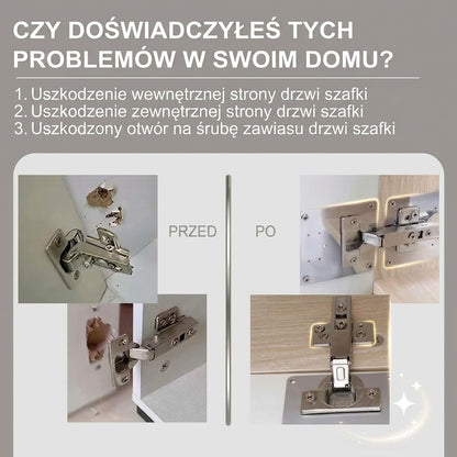 Zestaw do naprawy zawiasów szafkowych