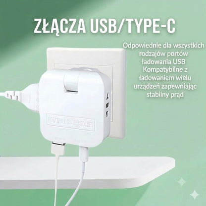 🔌 Obrotowe gniazdko elektryczne – praktyczne rozwiązanie do ciasnych przestrzeni