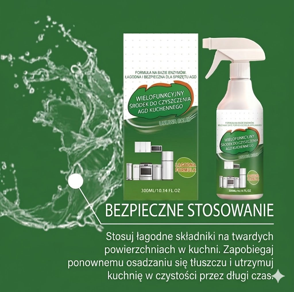 Uniwersalny enzymatyczny środek czyszczący w piance – silny odplamiacz