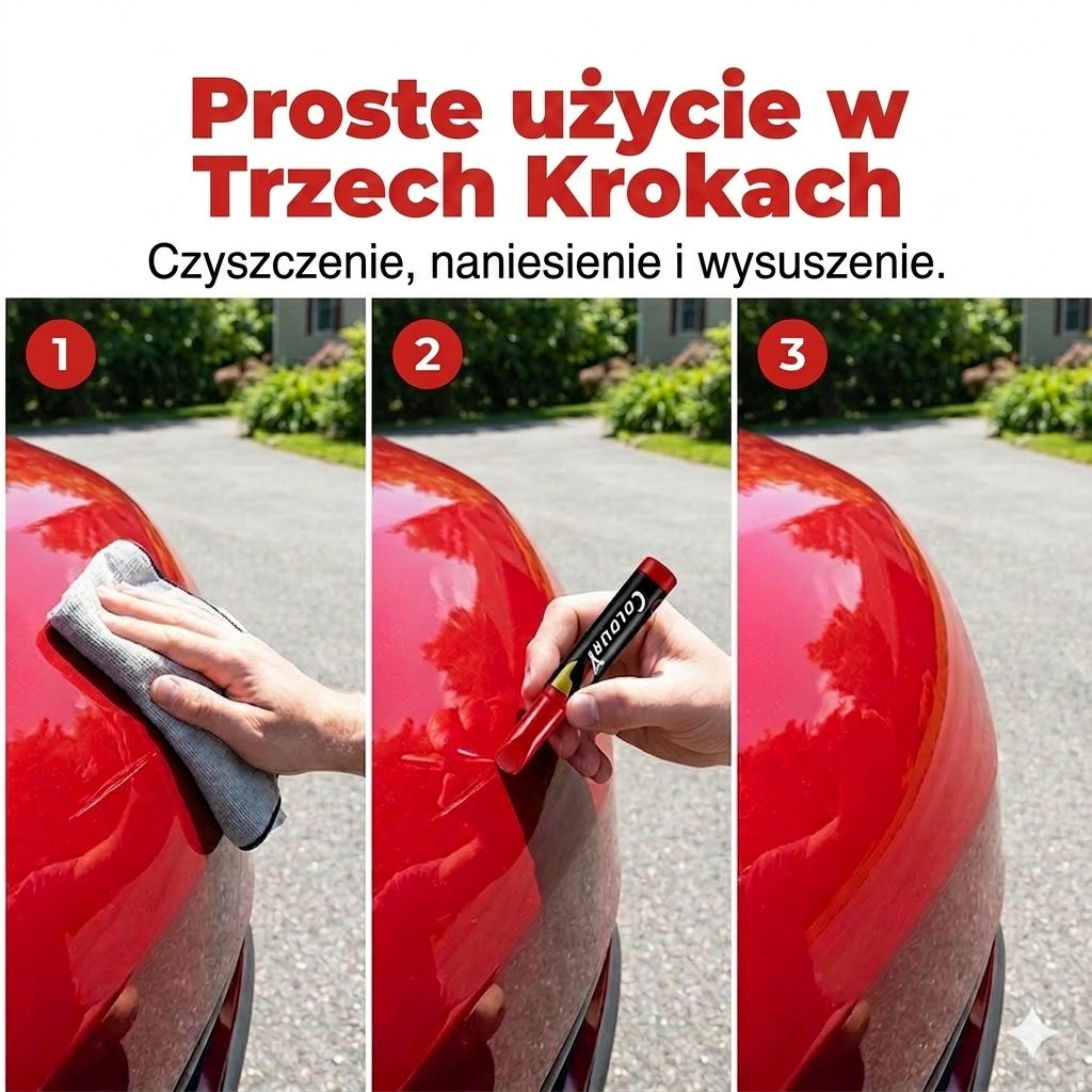 🚗 Jednodotykowy pisak do lakieru samochodowego - Usuwanie rys i naprawa lakieru ✏️