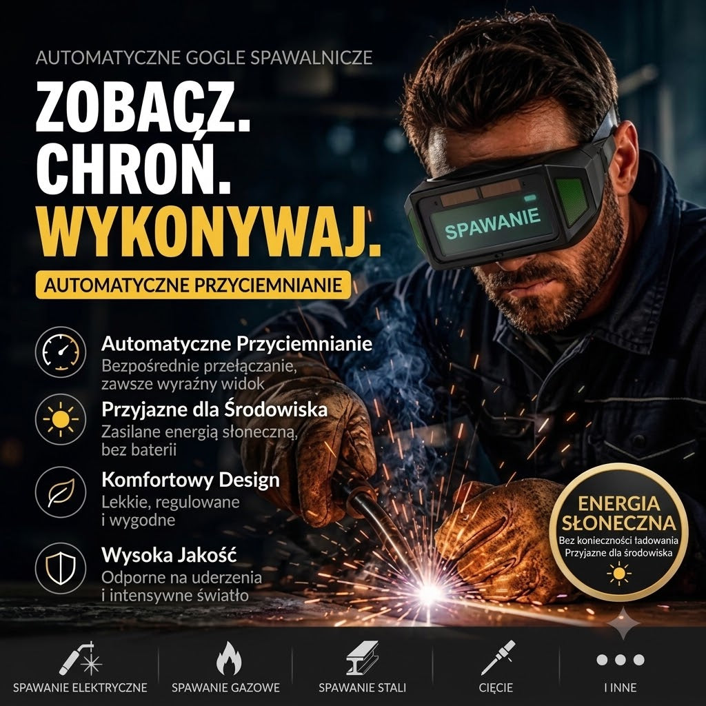 Spawalnicze okulary ochronne przeciwpożarowe – Nowość 2026