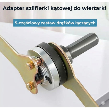 Zestaw adapterów – z wiertarki na szlifierkę