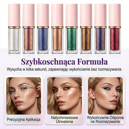 ✨ 8-częściowy zestaw brokatowych eyelinerów w płynie