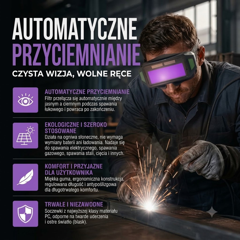 Spawalnicze okulary ochronne przeciwpożarowe – Nowość 2026