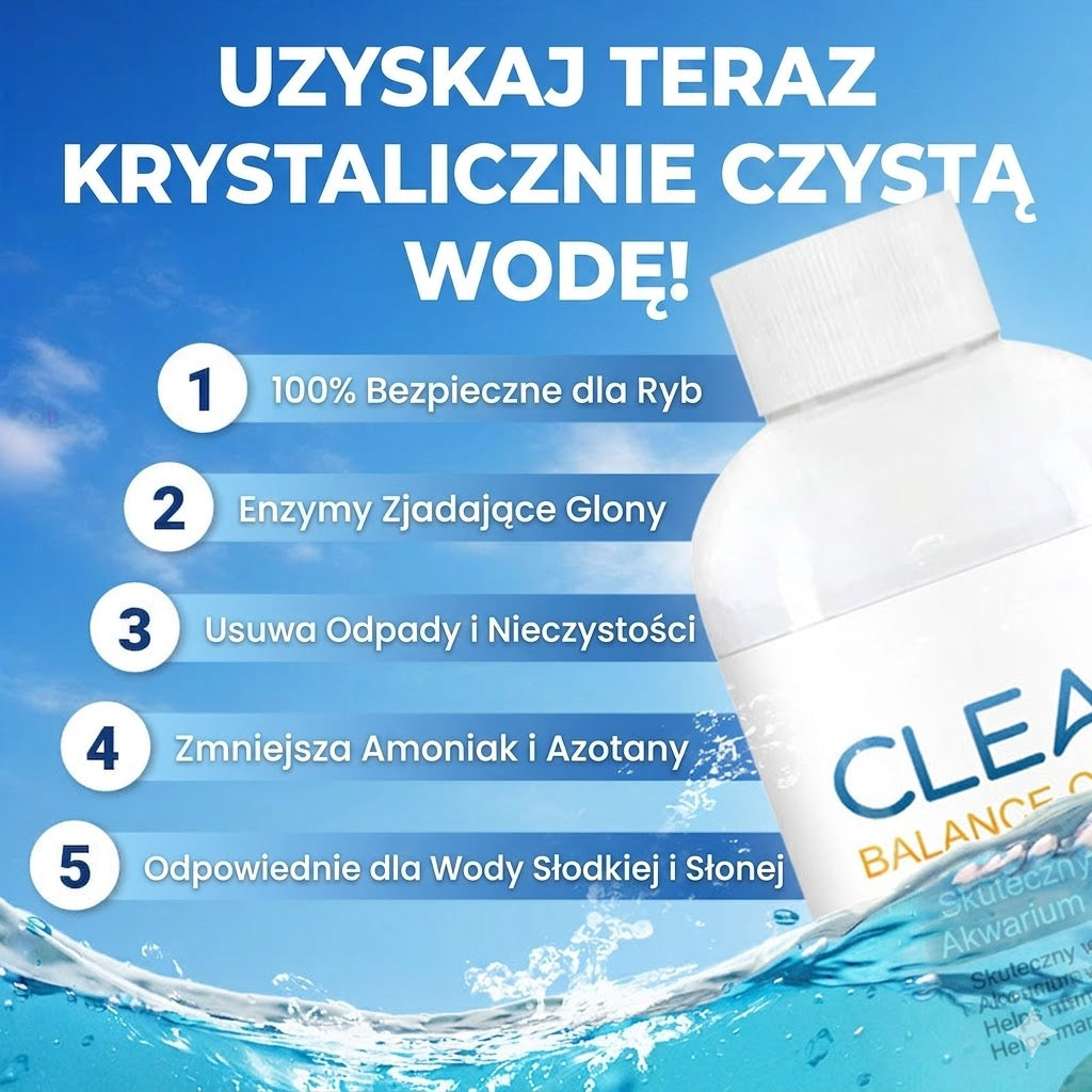 Silny klarownik wody do akwarium – 100 ml – Do mętnej wody