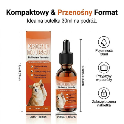 Łagodne krople do uszu dla psów – codzienna pielęgnacja