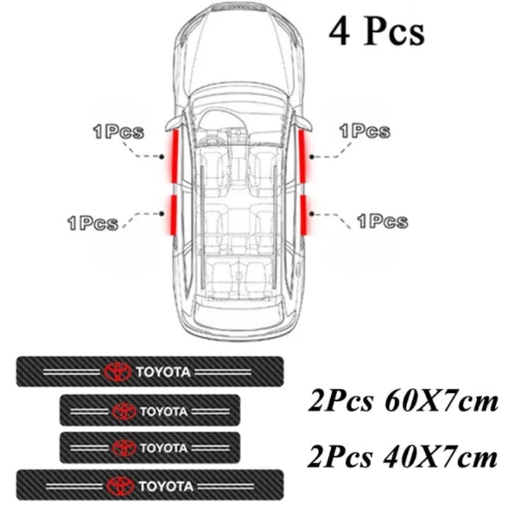 🚗Naklejki z logo na drzwi samochodu: 1 zestaw (4 drzwi)