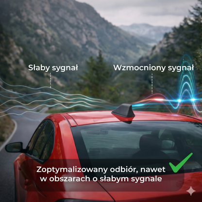 Wzmacniacz anteny samochodowej typu płetwa rekina – poprawa odbioru radia