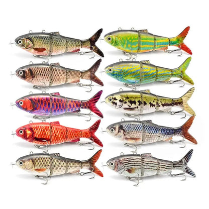 Wieloczłonowa bioniczna przynęta typu swimbait