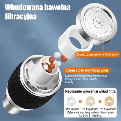 Kompaktowy filtr do wody na kran – Szybki montaż filtra do kranu (Kup 1, zgarnij 1)