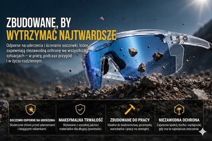 Okulary rowerowe - Okulary przeciwsłoneczne z soczewkami adaptacyjnymi