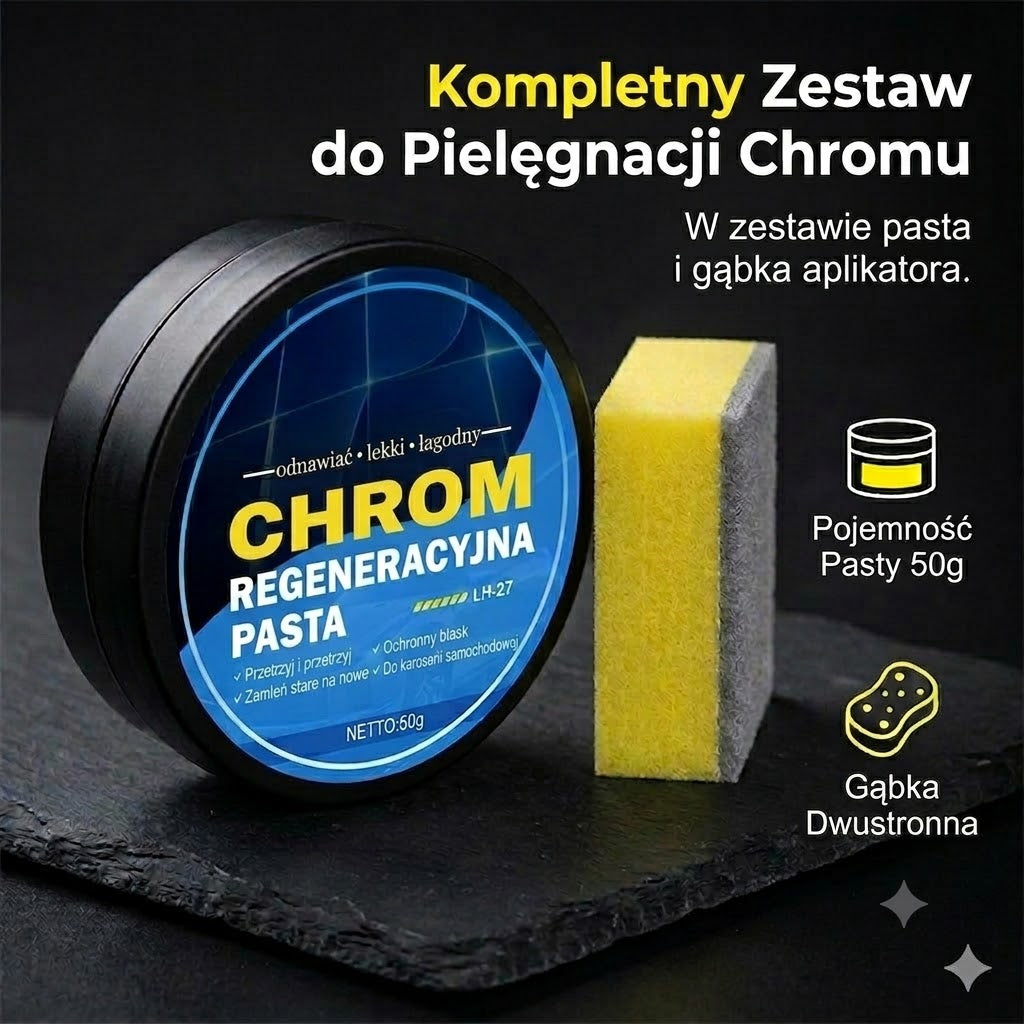 Pasta do renowacji chromu