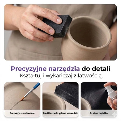 Zestaw gliny wysychającej na powietrzu