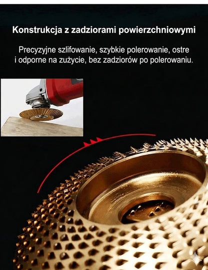 ⚙️ Tarcza szlifierska do drewna – szybkie cięcie, ostra i trwała; odpowiednia do szlifierek kątowych